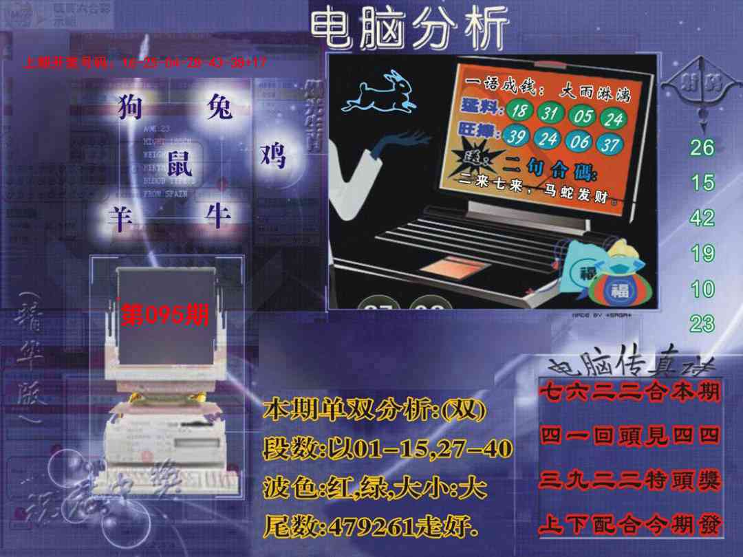 095期正版电脑分析贴士報[图]