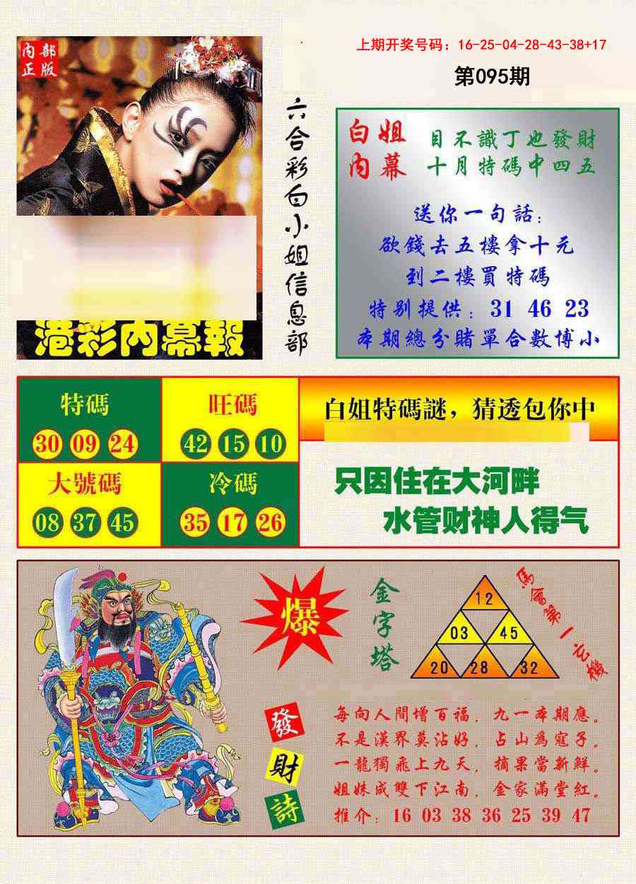 095期港彩内幕报[图]